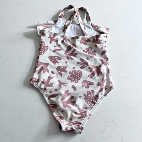 RYLEE + CRU Seashell Swimsuit  One Piece size 4-5 - Picture 4 of 7